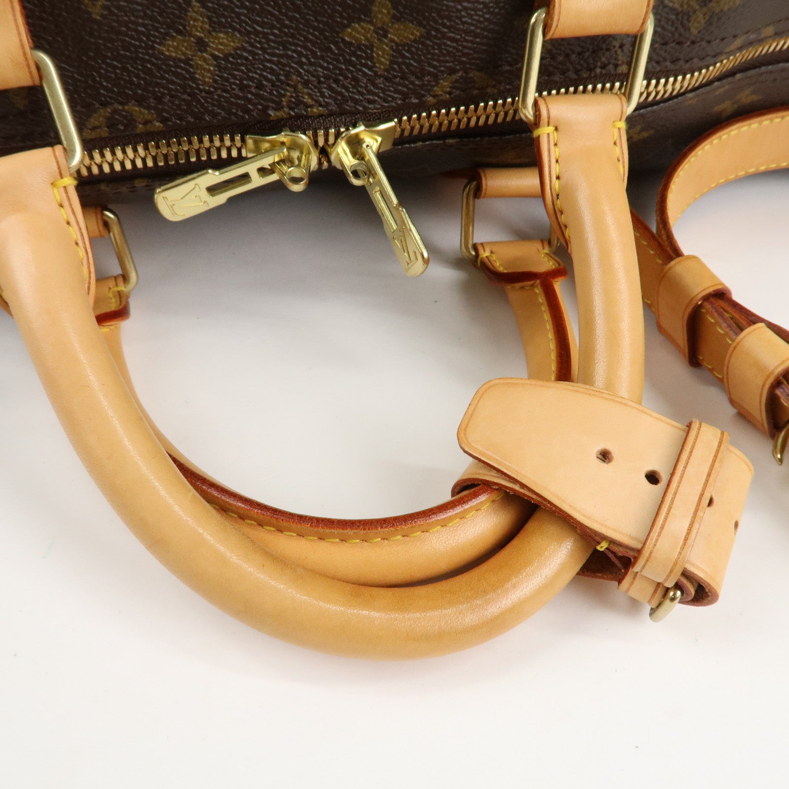 Louis Vuitton Monogram Keep All Bandouliere 55 Boston Bag M41414 Used