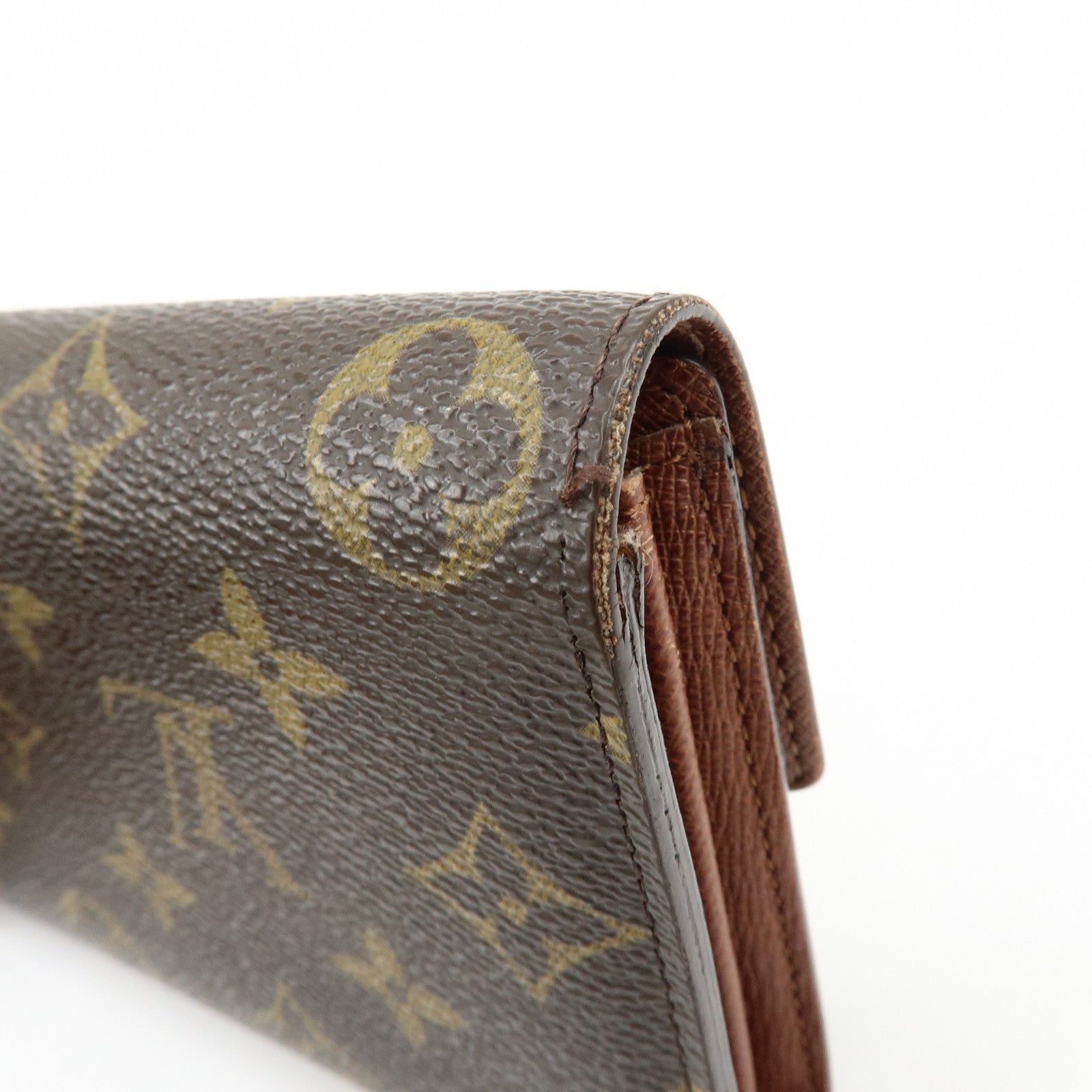 Louis Vuitton Monogram Portefeuille Sarah Long Wallet Brown M61734