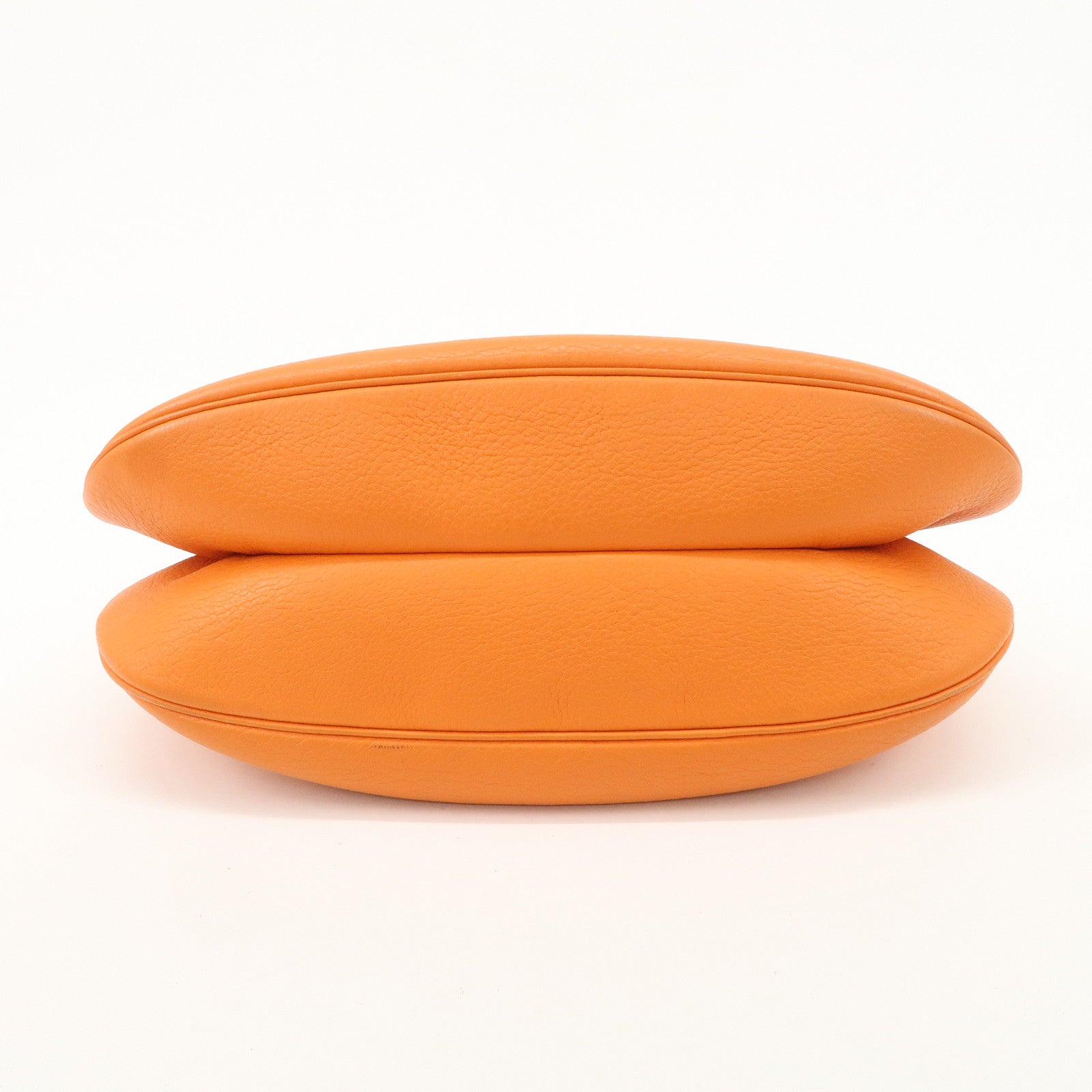 HERMES Gao Taurillon Clemence Shoulder Bag Orange