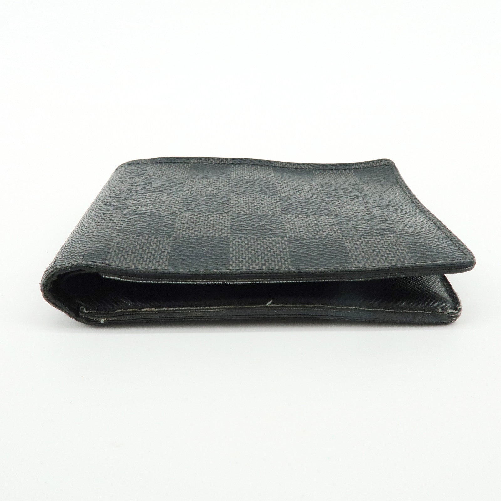 Louis Vuitton Damier Graphite Set of Compact Wallet N62664/N62663