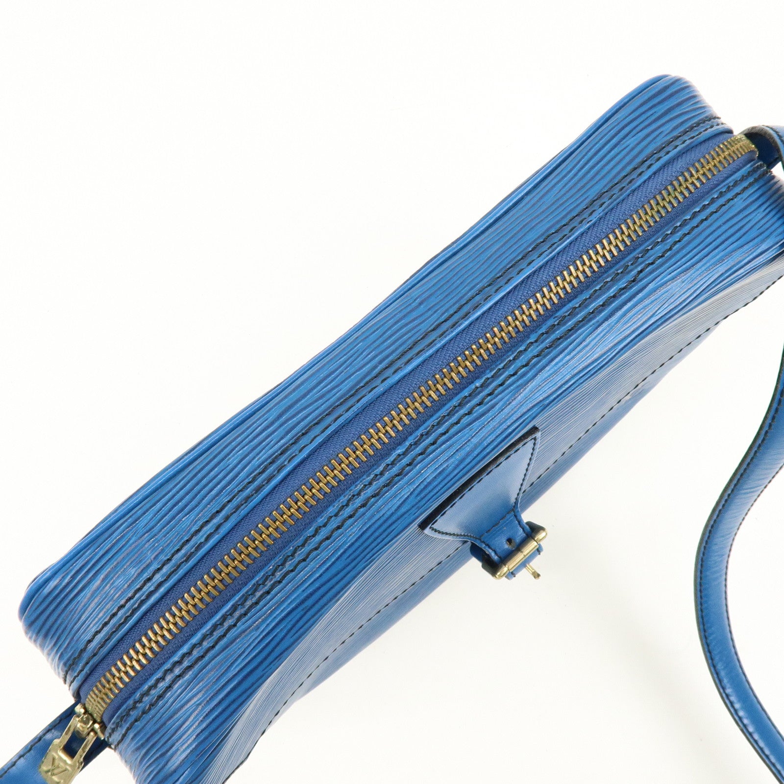 Louis Vuitton Epi Jeune Fille Shoulder Bag Toledo Blue M52155