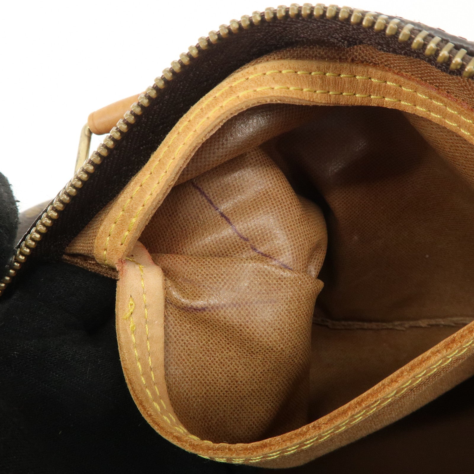 Louis Vuitton Monogram Speedy 30 Hand Bag Boston Bag Brown M41526 Used