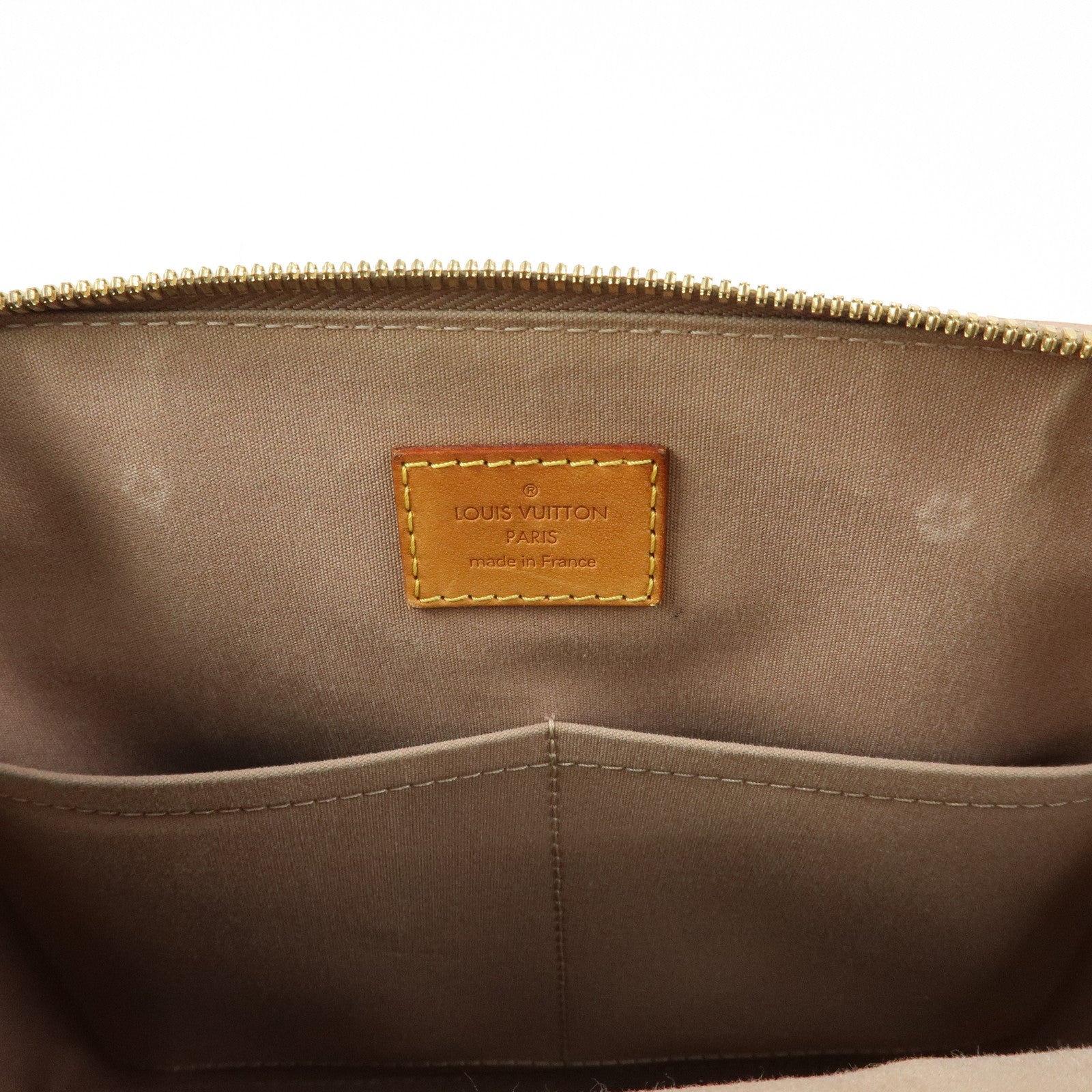 Louis Vuitton Monogram Vernis Alma PM Hand Bag Mordore M50563
