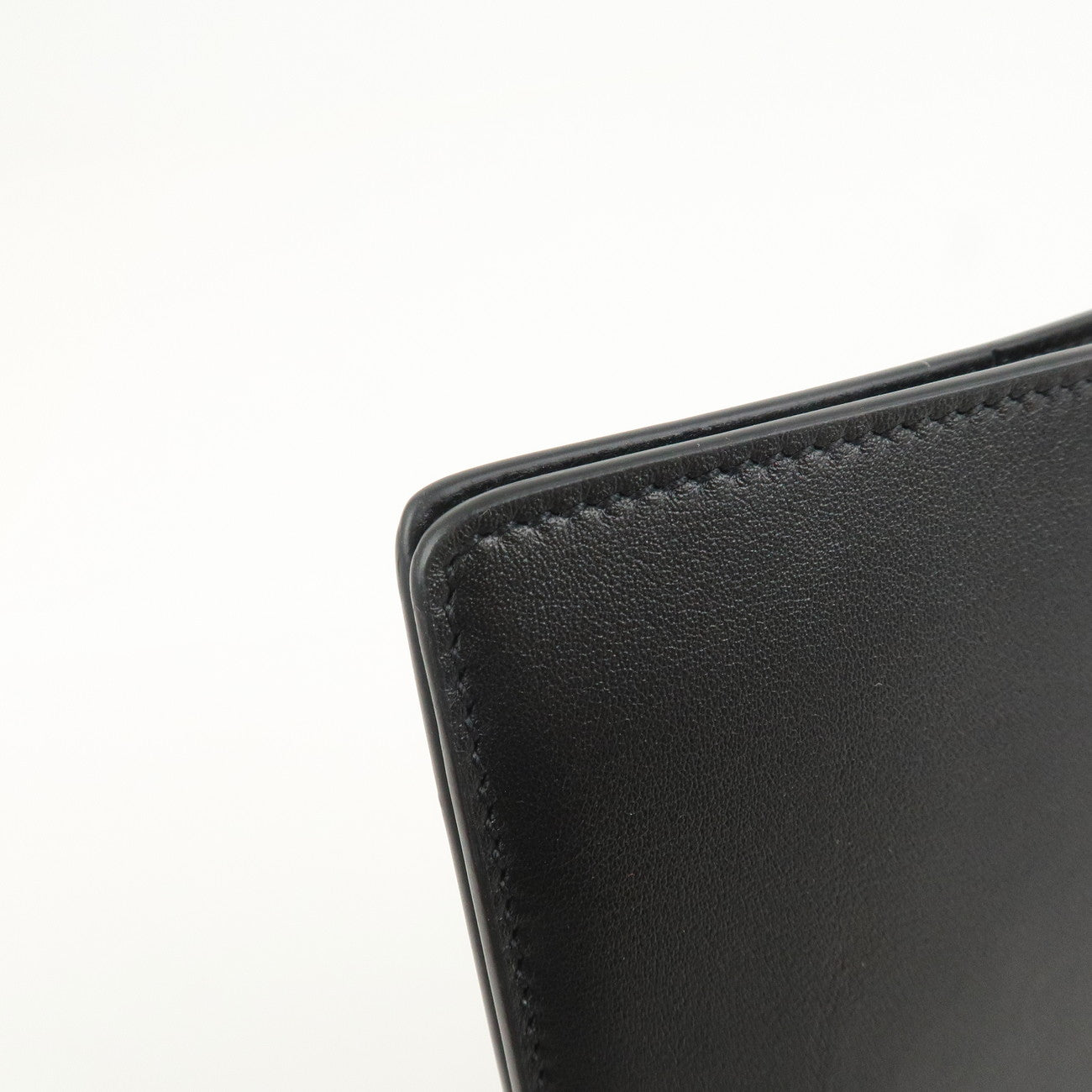 Ferragamo Logo Leather Agenda Planner Cover Black