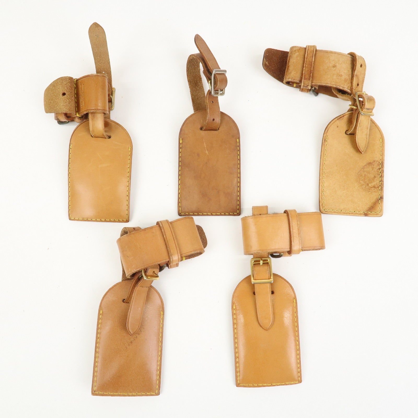 Louis Vuitton Set Of 20 Leather Name Tag & Poignet