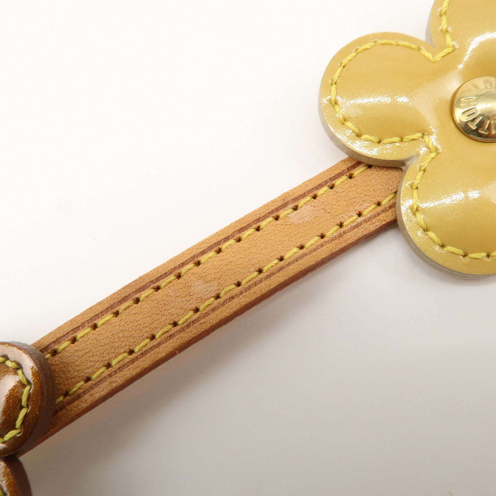Louis Vuitton Monogram Vernis Flower Lexington Bracelet Brown M92252