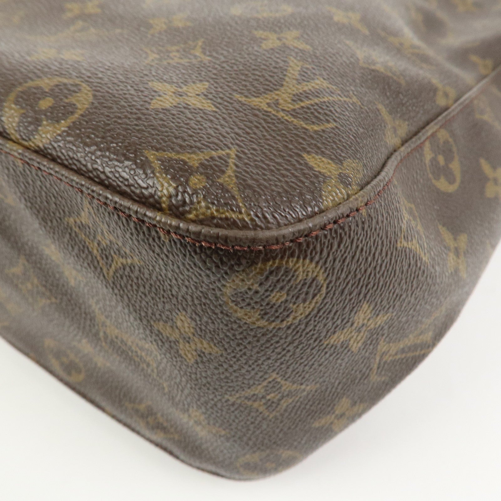 Louis Vuitton Monogram Looping GM Shoulder Bag Brown M51145