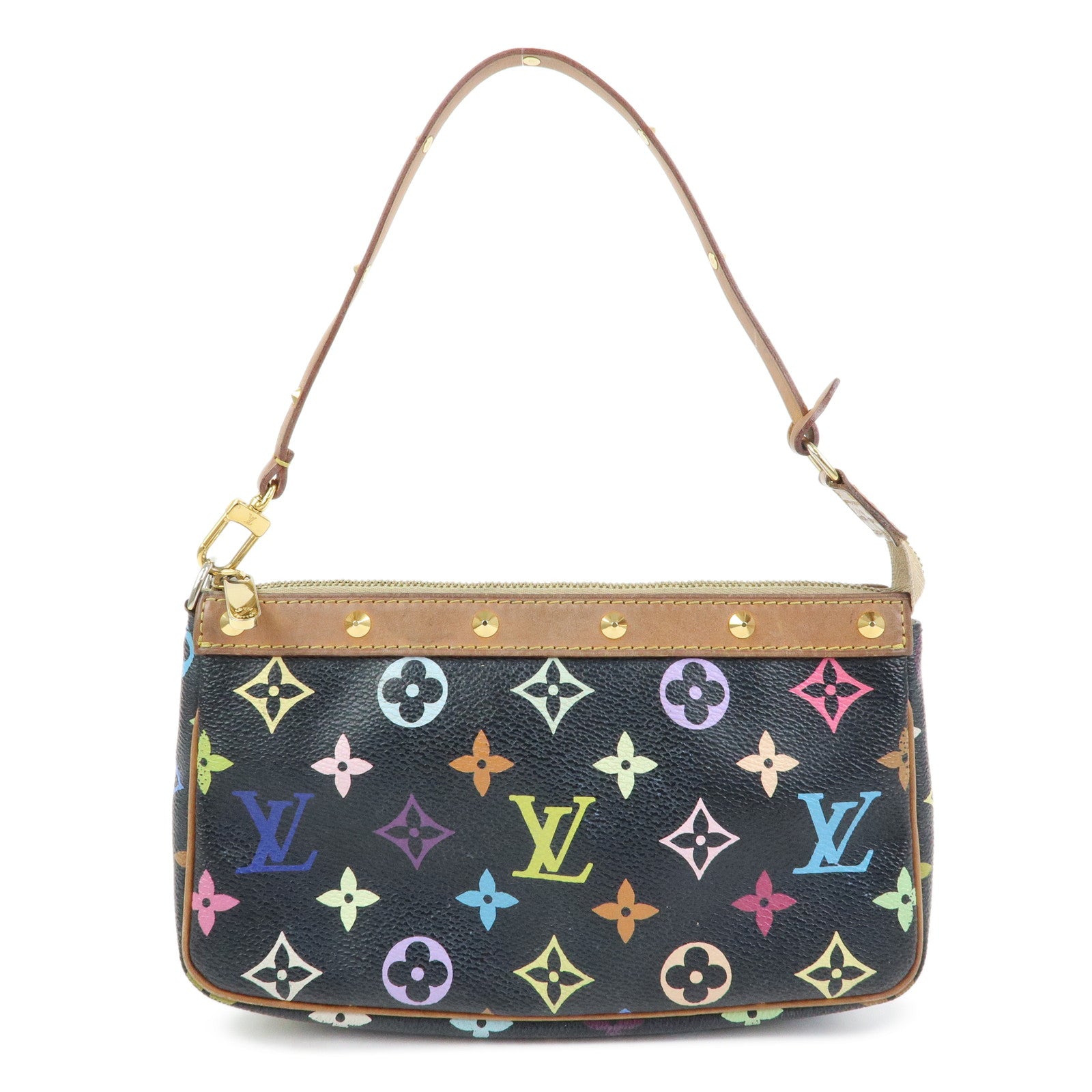 Louis Vuitton Monogram Multicolor Pochette Accessoires Noir M92648