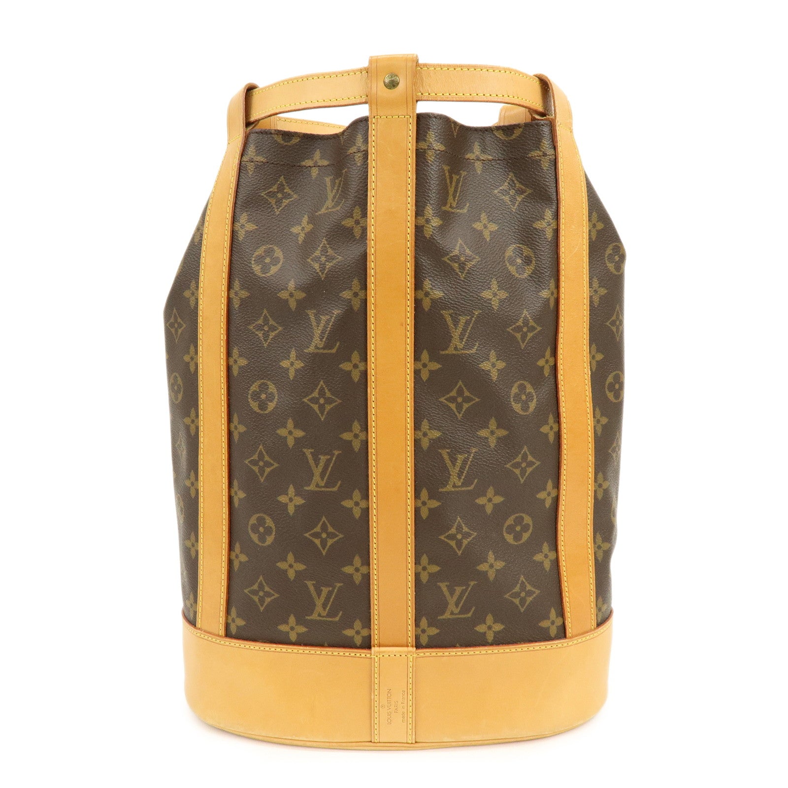 Louis Vuitton Monogram Randonnee PM Shoulder Bag Brown M42243
