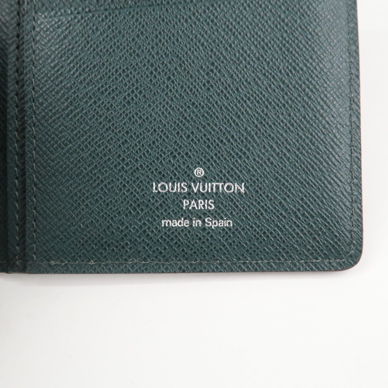 Louis Vuitton Epi Leather Long Wallet Dark Green Used