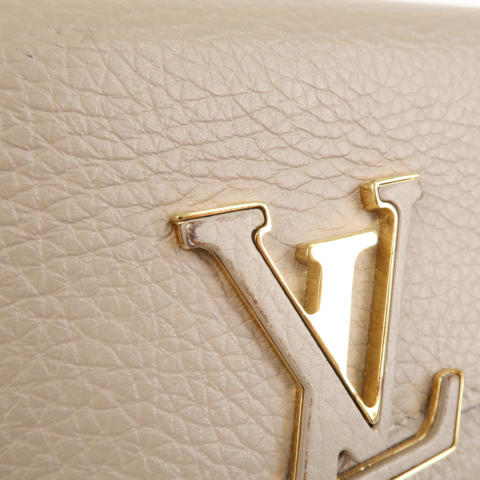 Louis Vuitton Portefeuille Capcines Taurillon Leather Wallet M61249 Used