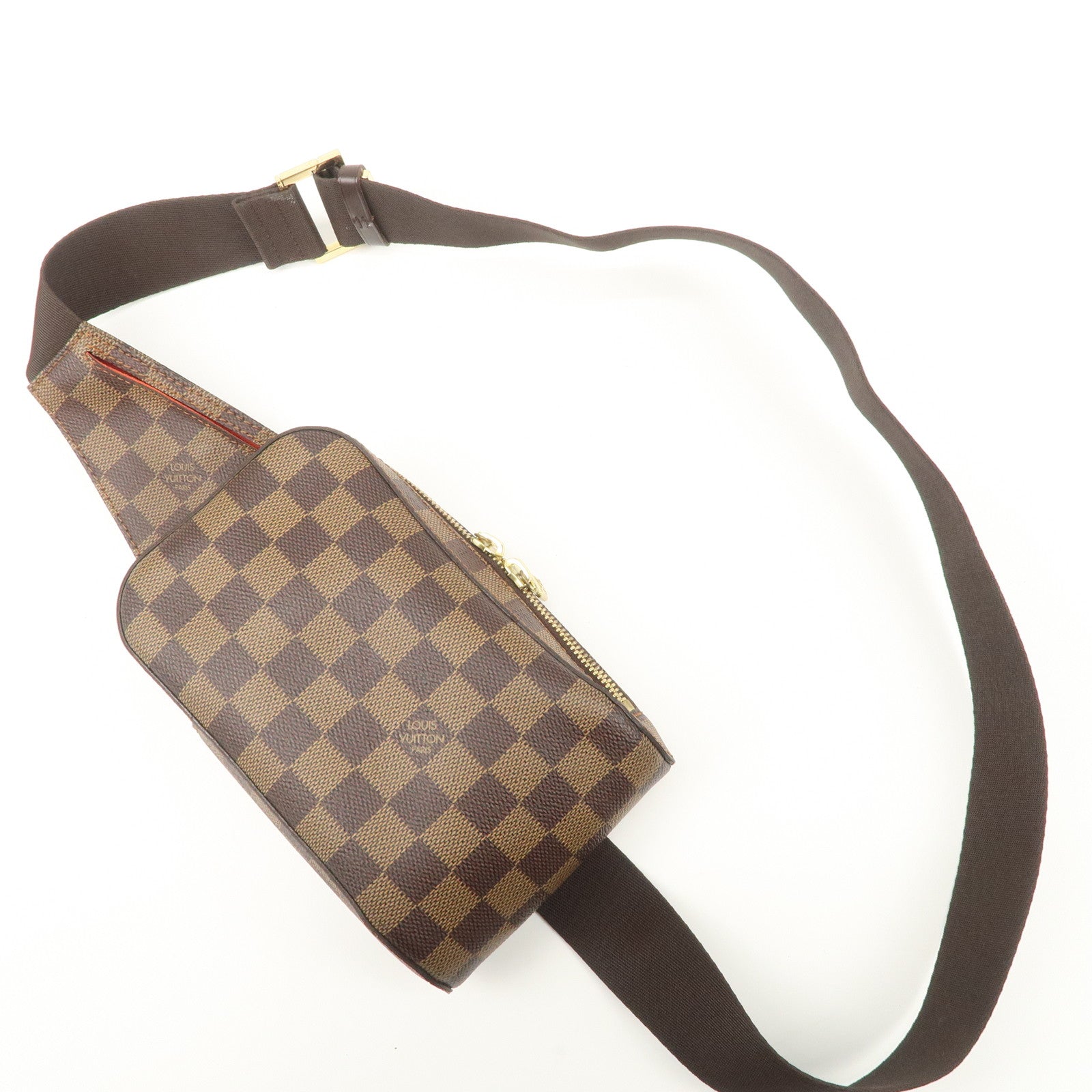 Louis Vuitton Damier Ebene Geronimos Crossbody Bag Waist Bag N51994 Used
