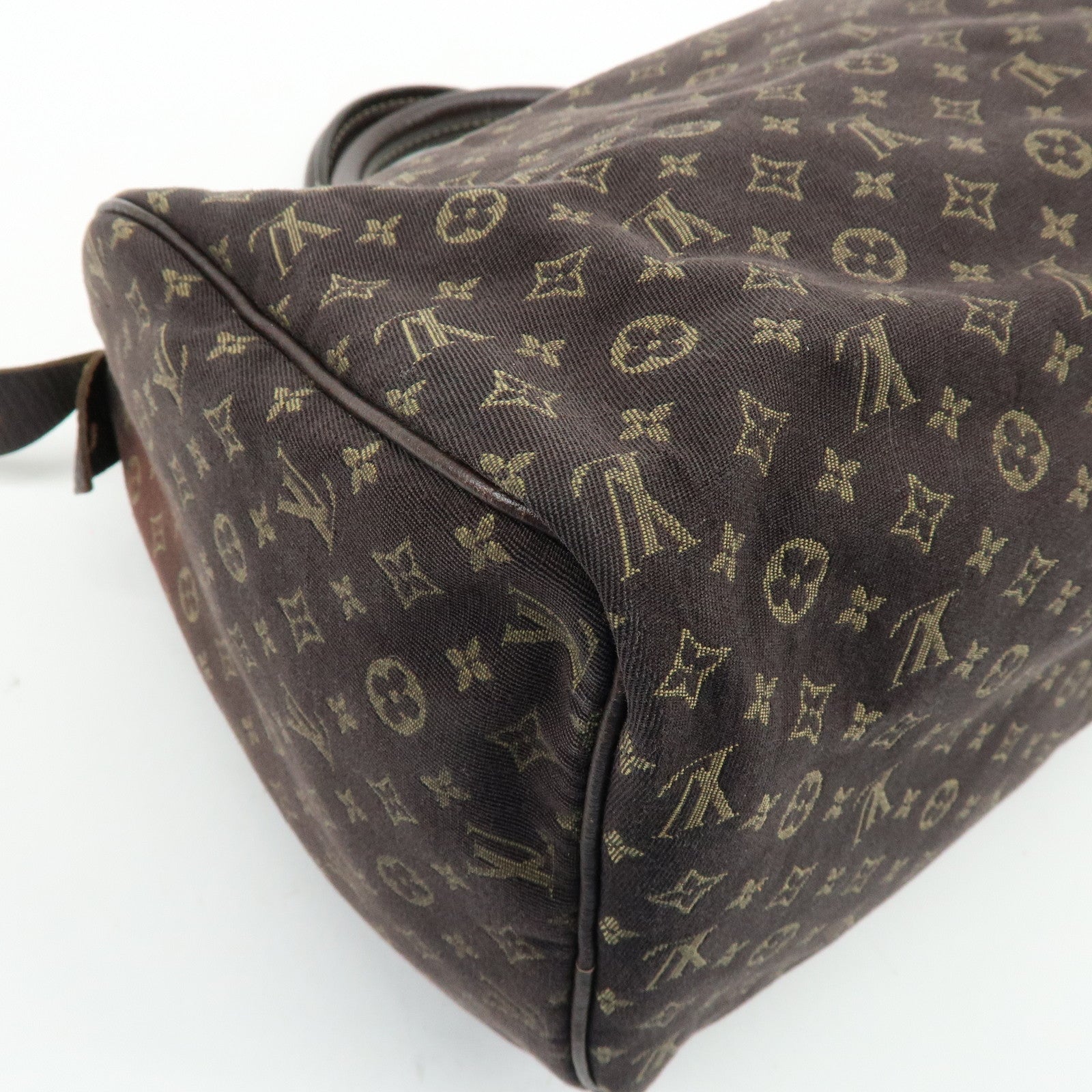 Louis Vuitton Monogram Mini Lin Speedy 30 Boston Bag Ebene M95224