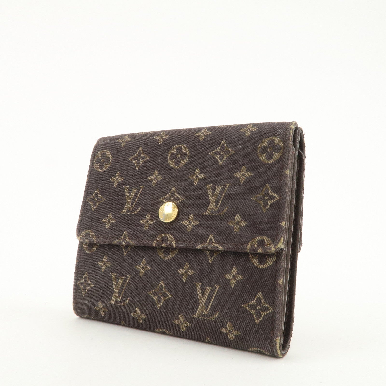 Louis Vuitton Monogram Mini Lin Portefeuille Elise Wallet M95233
