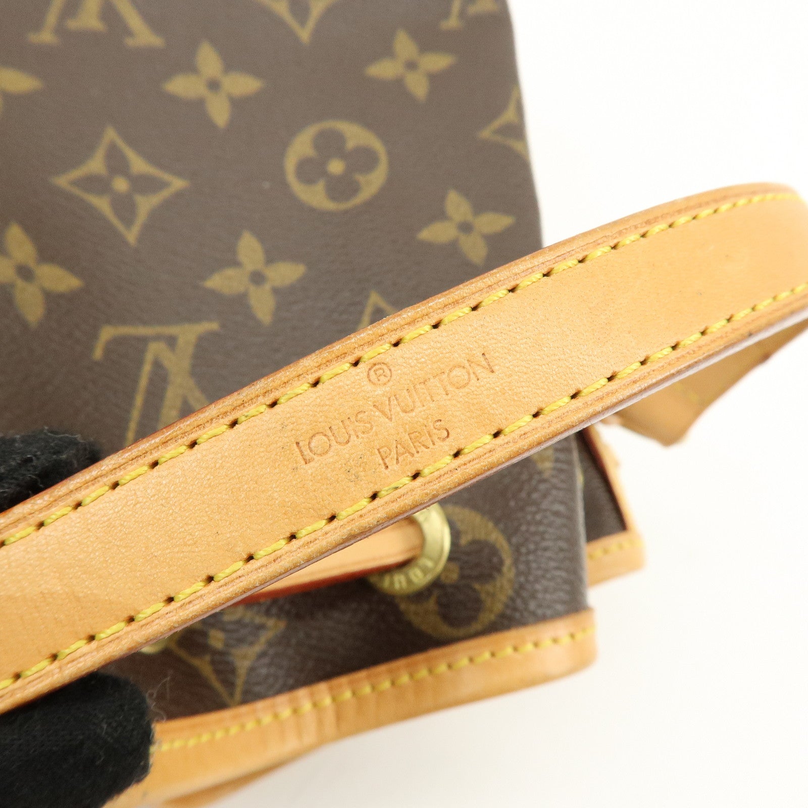 Louis Vuitton Monogram Mini Noe Drawstring Hand Bag Brown M42227