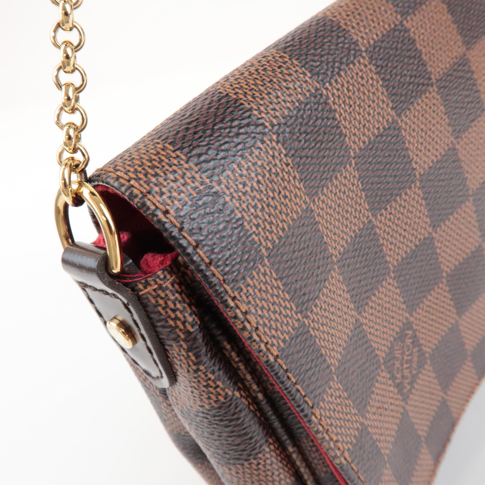 Louis Vuitton Damier Favorite MM Canvas 2Way Shoulder Bag N41129