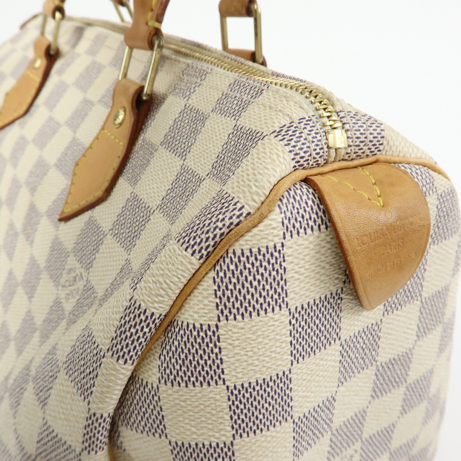 Louis Vuitton Damier Azur Speedy 30 Boston Bag Hand Bag N41533