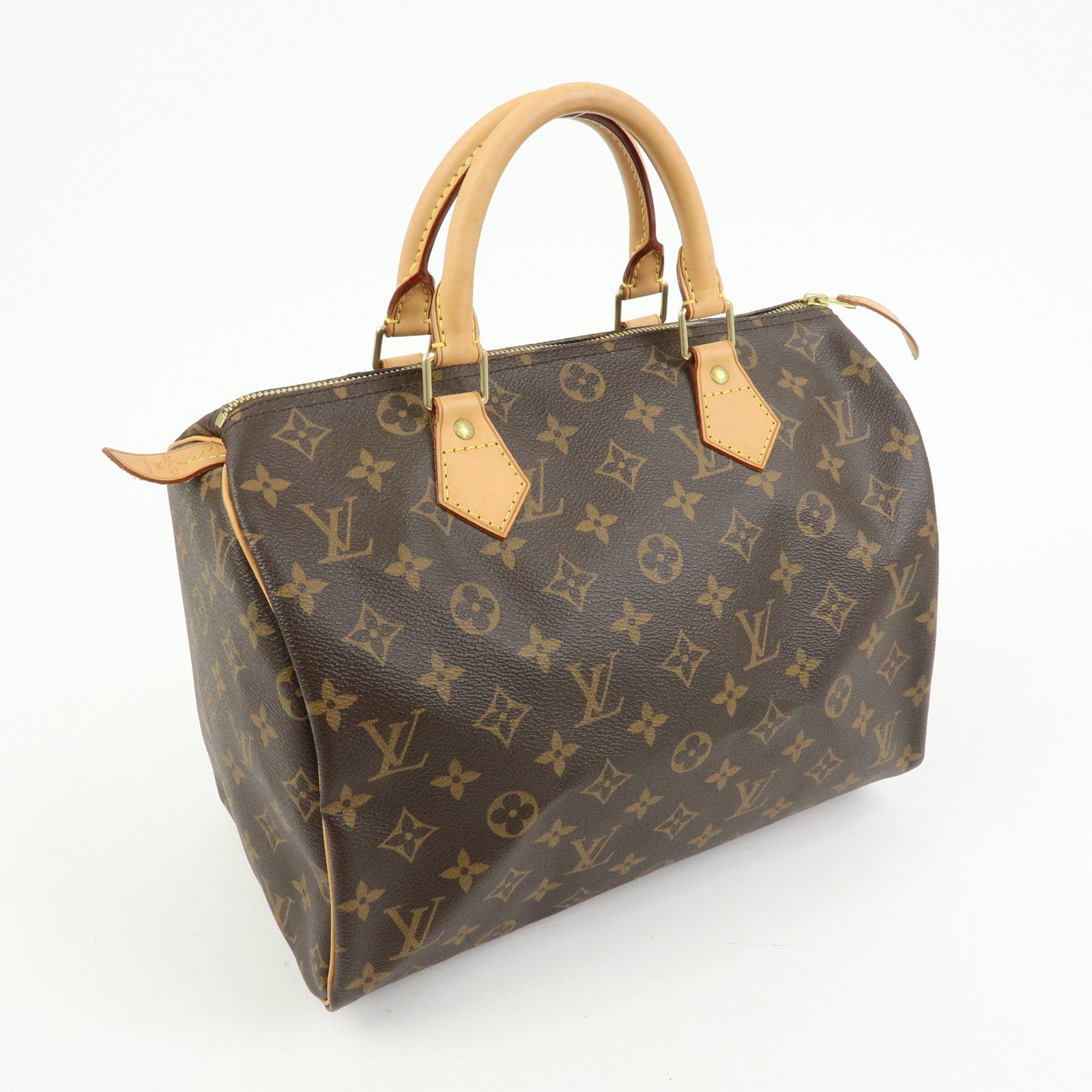 Louis Vuitton Monogram Speedy 30 Boston Bag Hand Bag Brown M41526