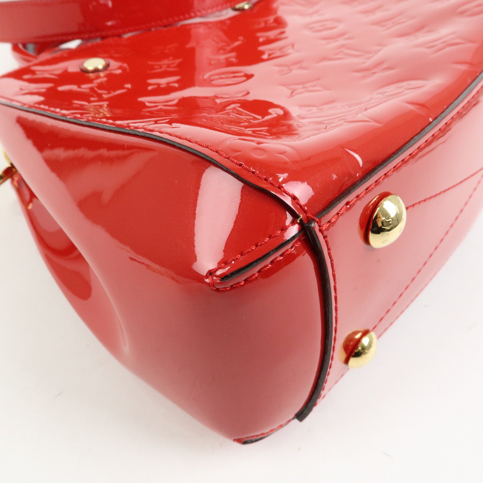 Louis Vuitton Monogram Vernis Montaigne BB 2Way Bag Cerise M50170