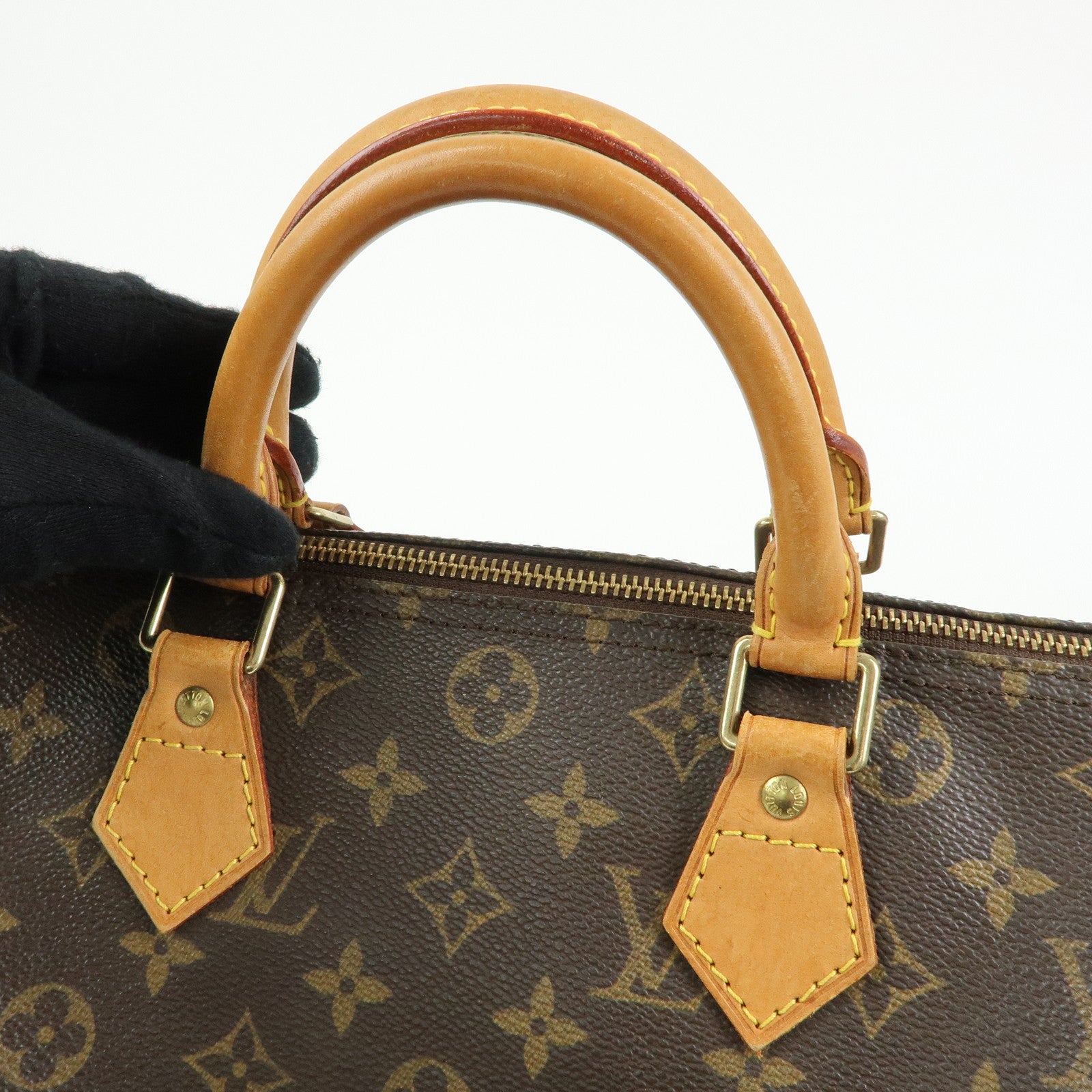 Louis Vuitton Monogram Speedy 30 Boston Bag Hand Bag Brown M41526
