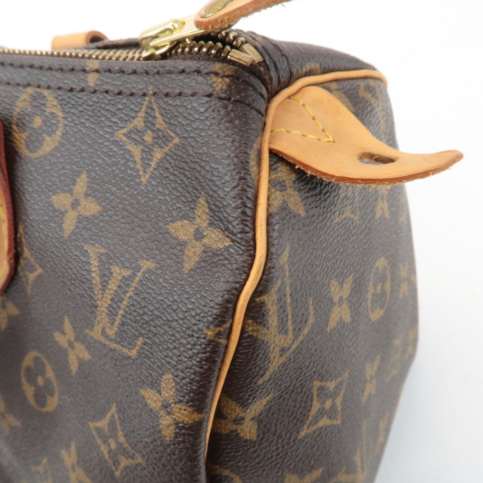 Louis Vuitton Monogram Speedy 30 Hand Bag Boston Bag M41526 Used
