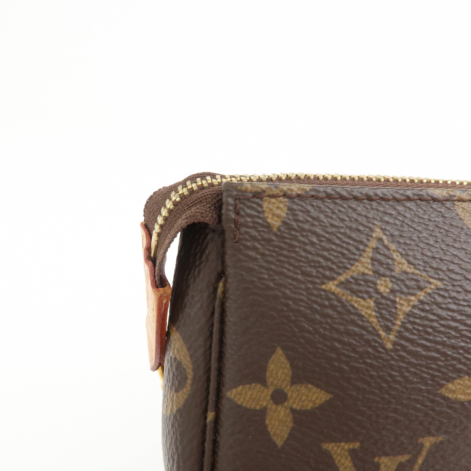 Louis Vuitton Monogram Mini Pochette Accessoires Hand Bag M58009