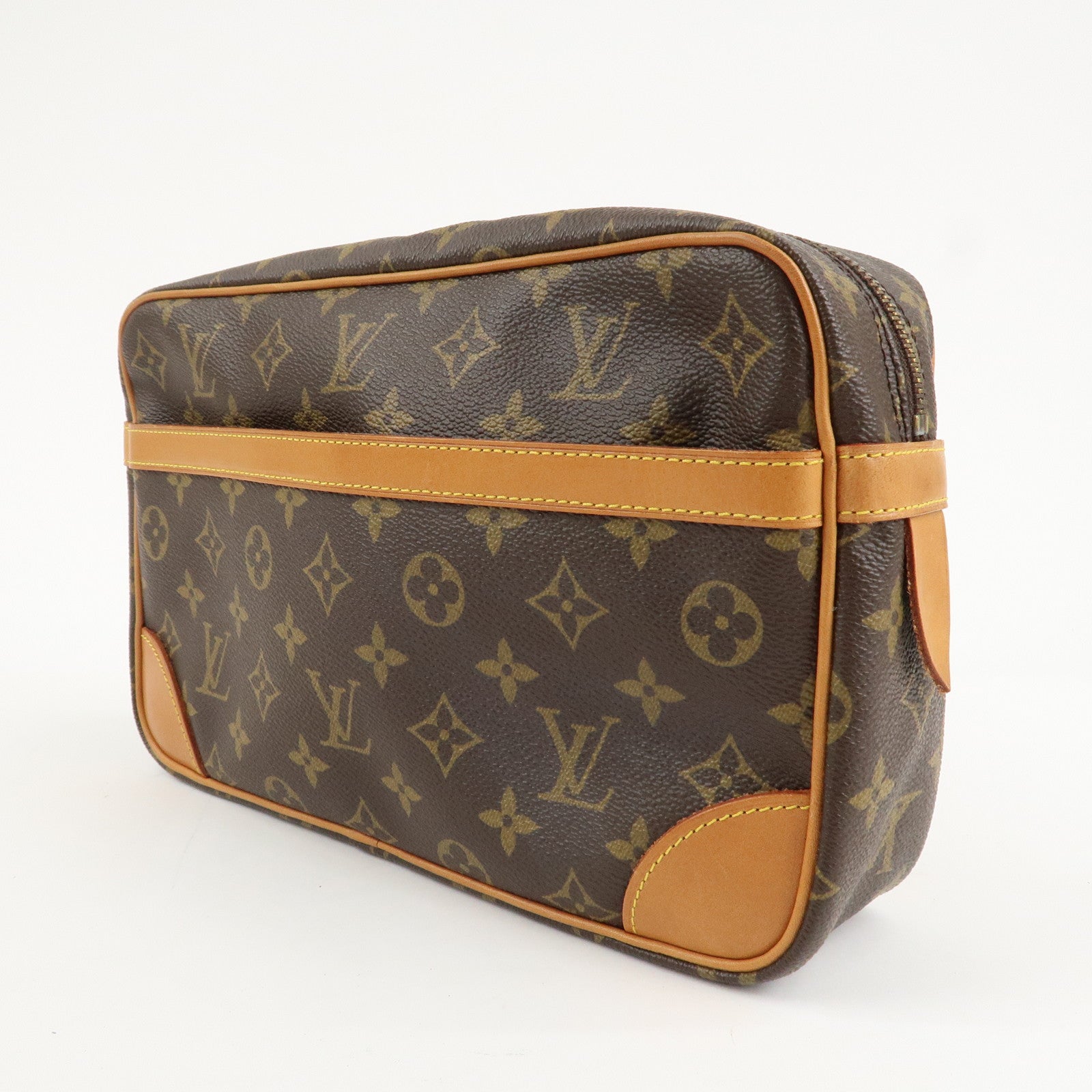 Louis Vuitton Monogram Compiegne 28 Pouch Clutch Bag M51845 Used