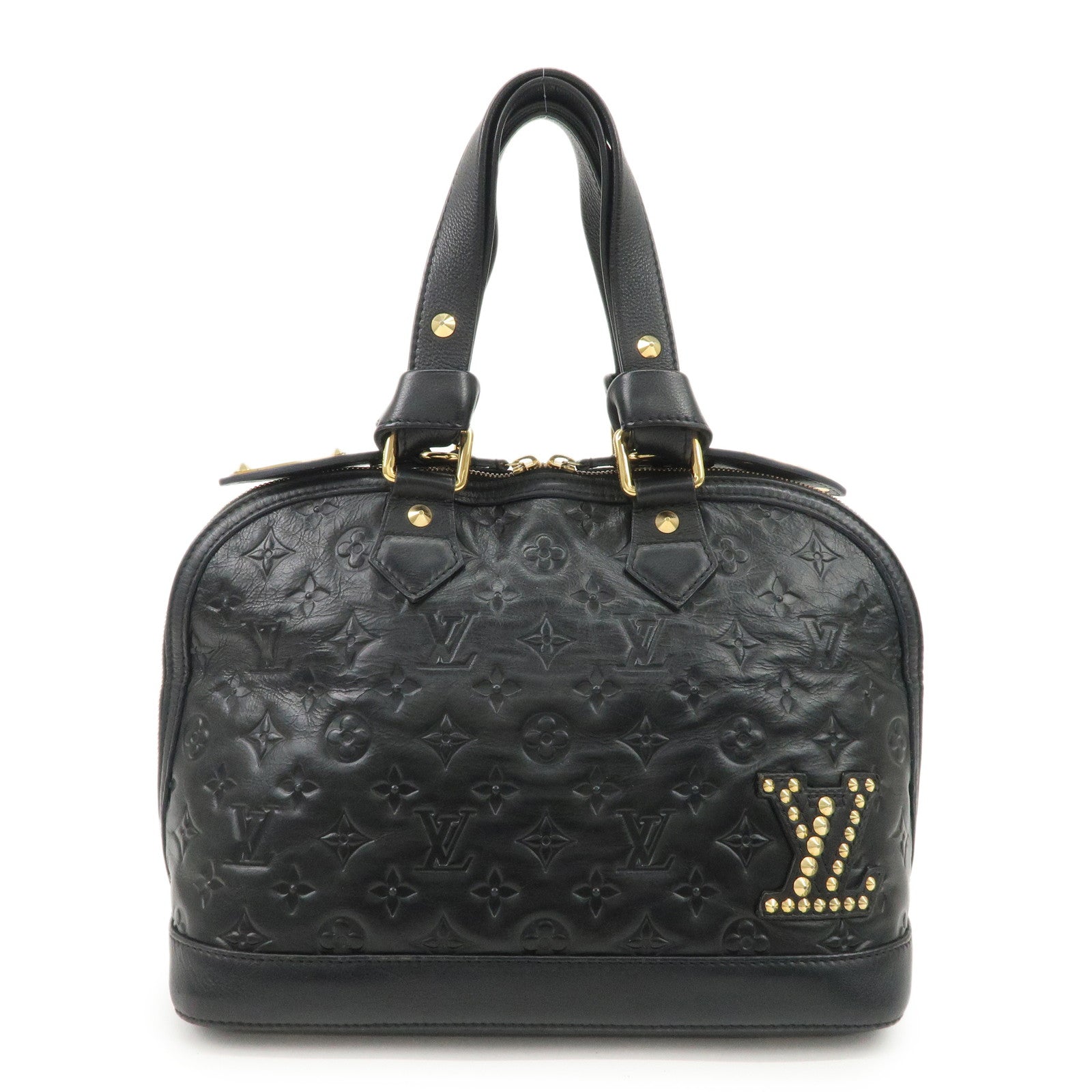 Louis Vuitton Monogram Double Jeu Neo Alma Hand Bag Noir M40286 Used
