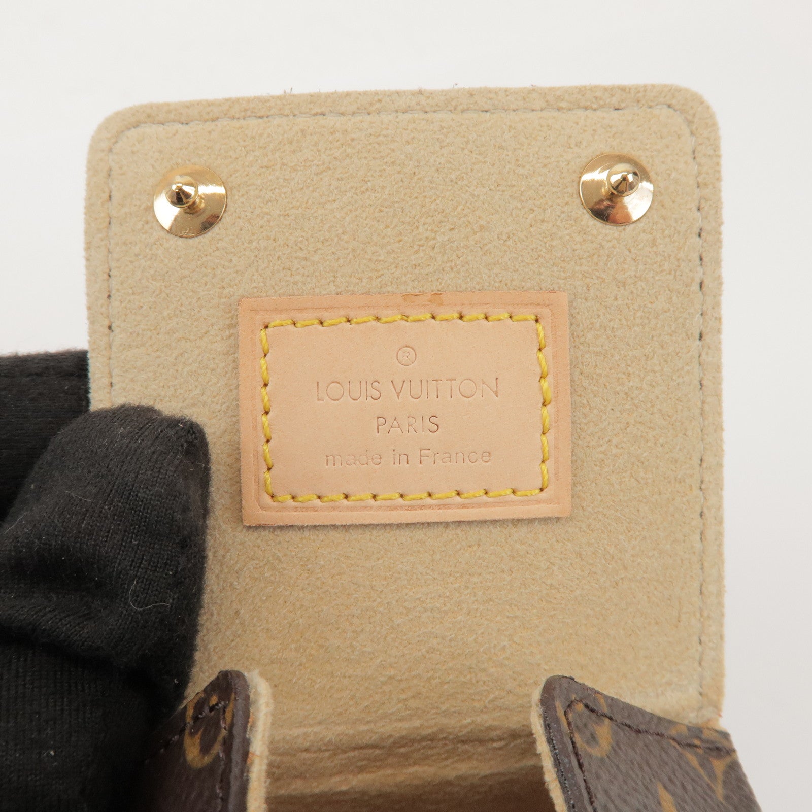 Louis Vuitton Monogram Set of 2 Ring Case Jewelry Case Brown