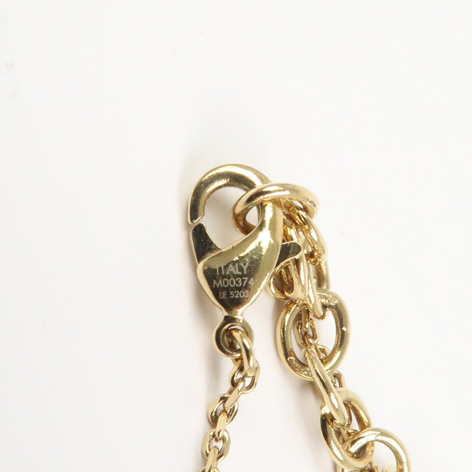 Louis Vuitton Petit Louis Metal Strass Bracelet Gold M00374