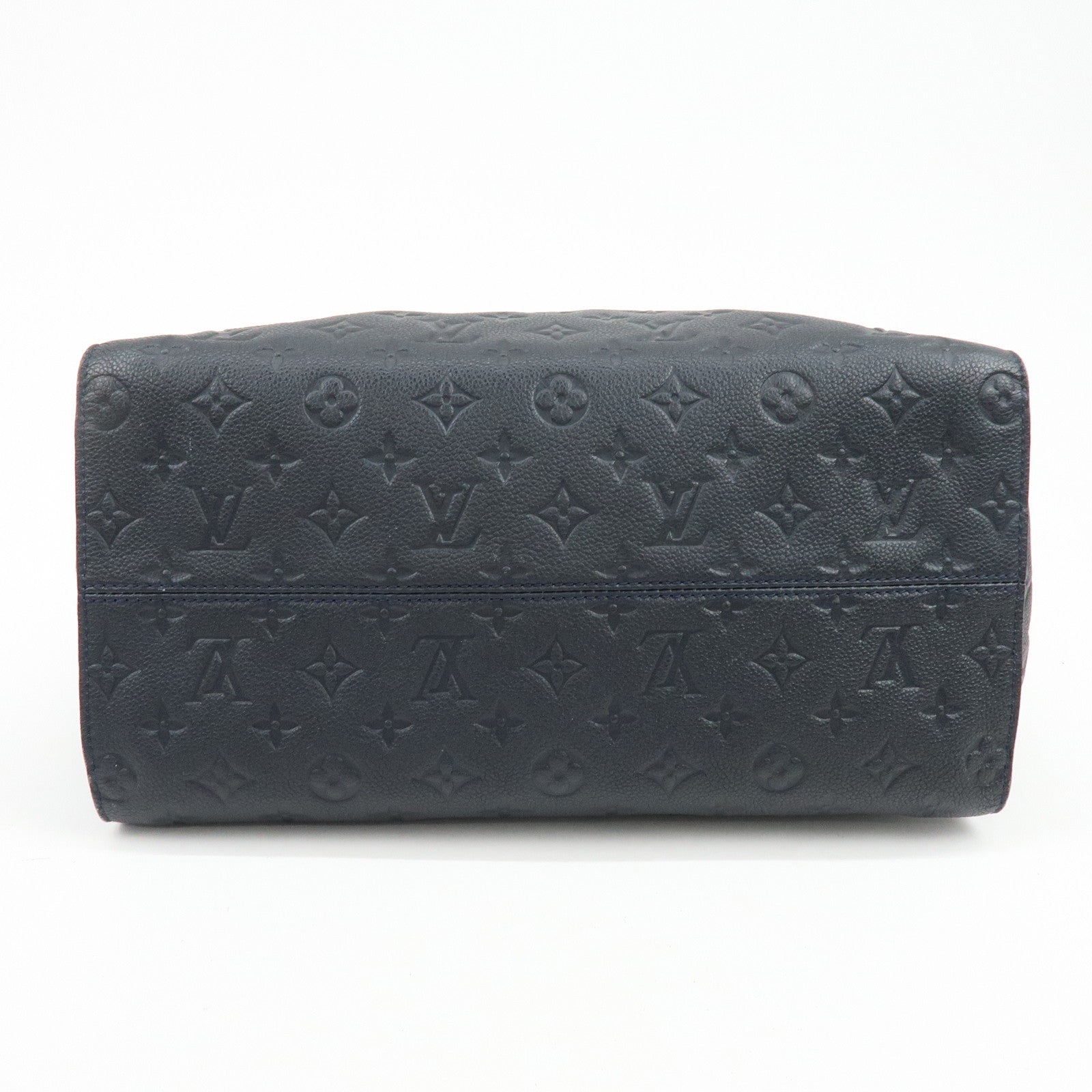 Louis Vuitton Monogram Empreinte Luminuse PM Tote Bag Navy M93410
