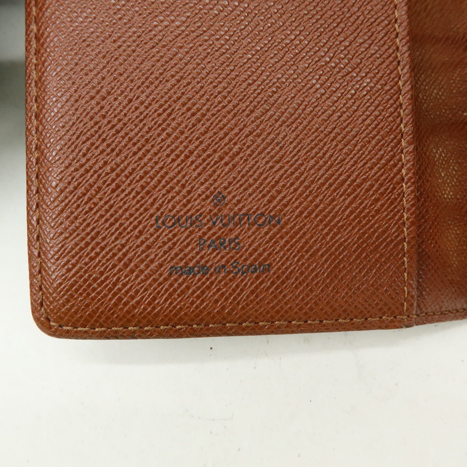 Louis Vuitton Monogram Agenda PM Planner Cover Brown R20005