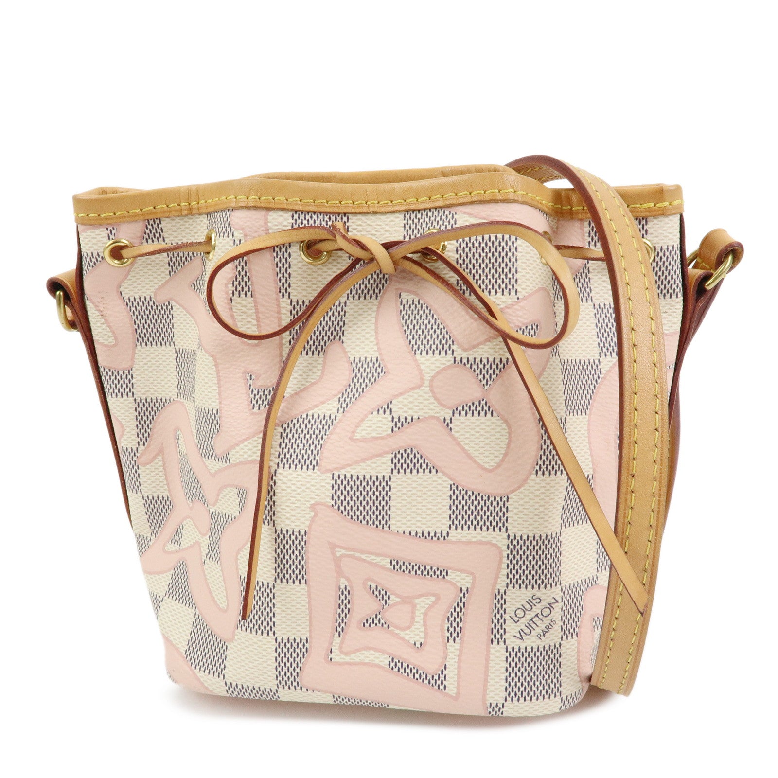 Louis Vuitton Damier Azur Tahiti Nano Noe Shoulder Bag N60052
