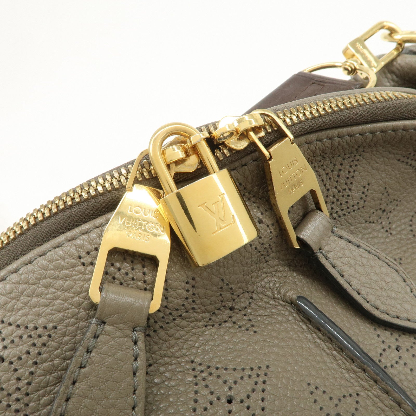 Louis Vuitton Monogram Selene MM 2Way Shoulder Bag Taupe M94213