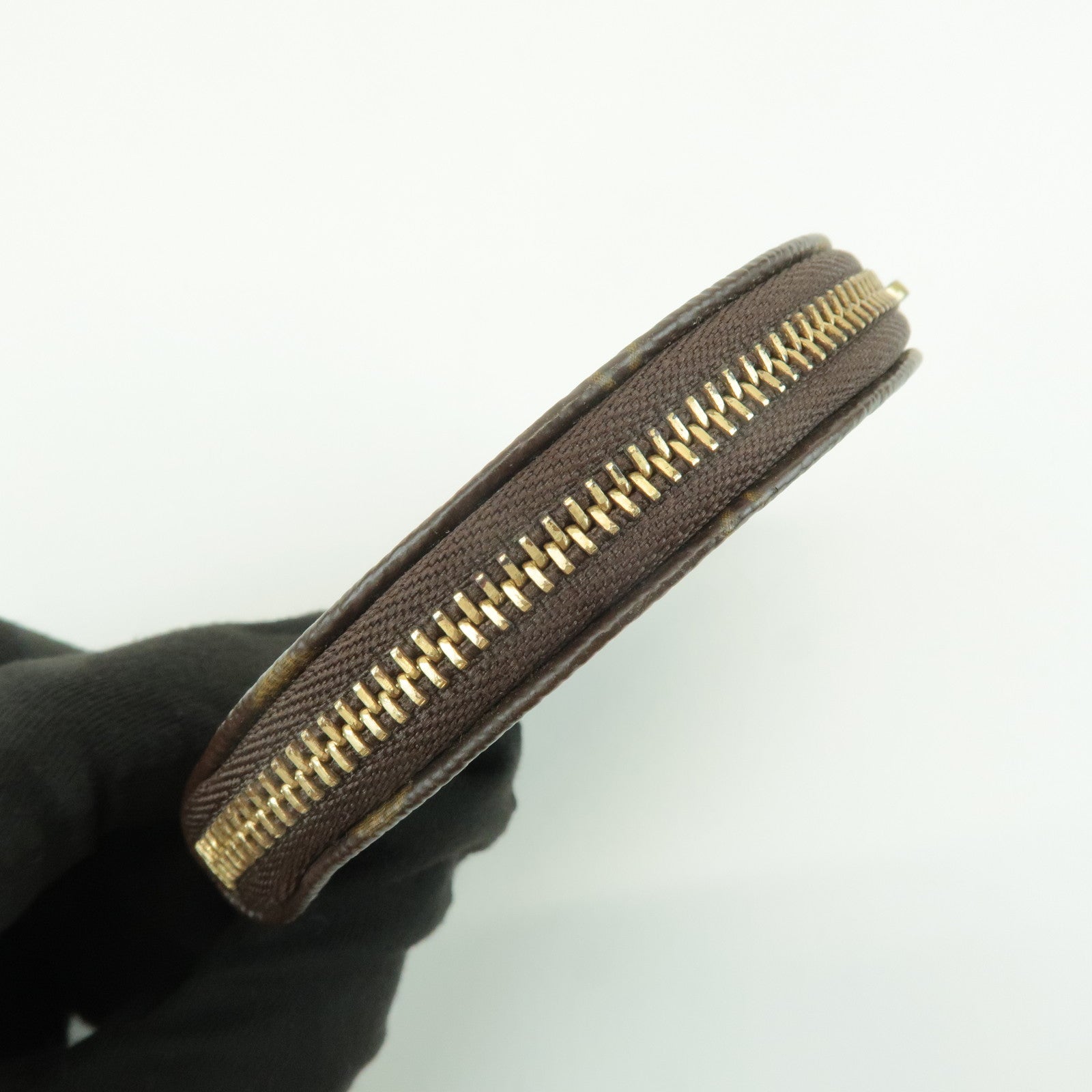 Louis Vuitton Monogram Porte Monnaie Rond Coin Case M61926 Used