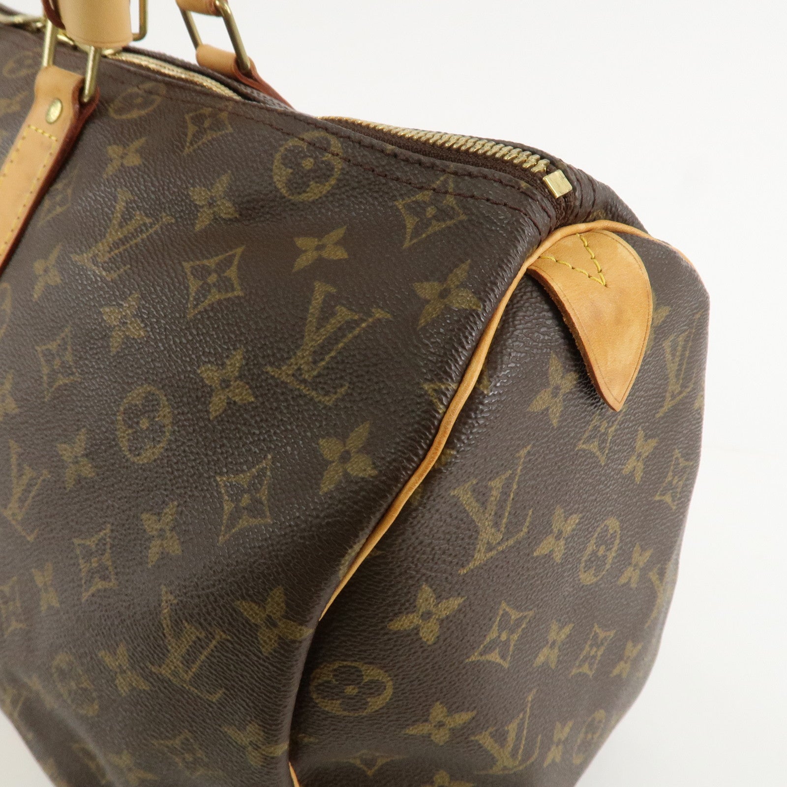 Louis Vuitton Monogram Keep All 45 Boston Bag Brown M41428 Used