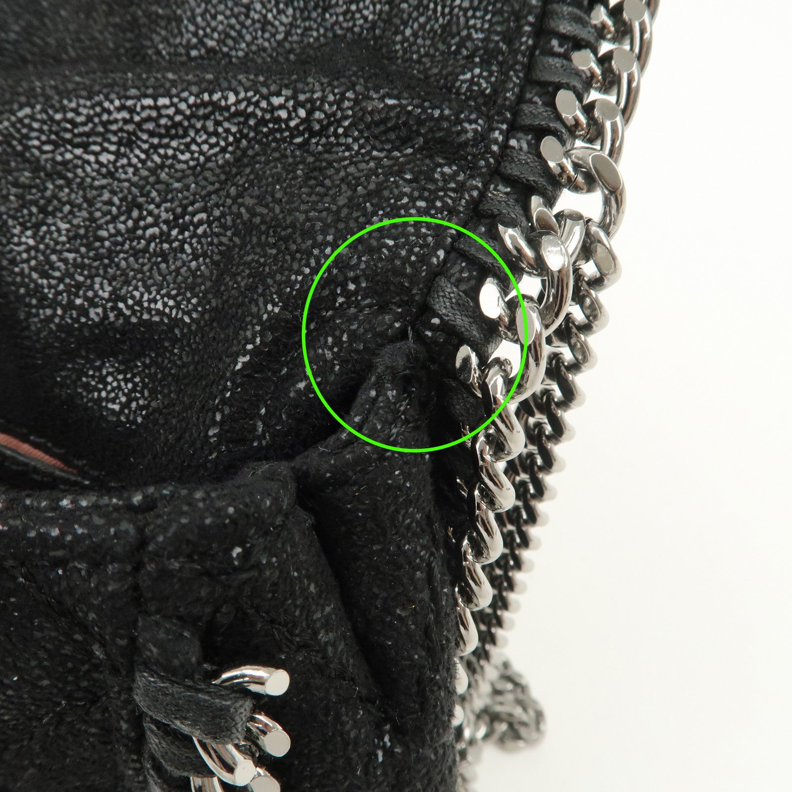 STELLA MCCARTNEY Falabella Quilting 2Way Hand Shoulder Bag Black