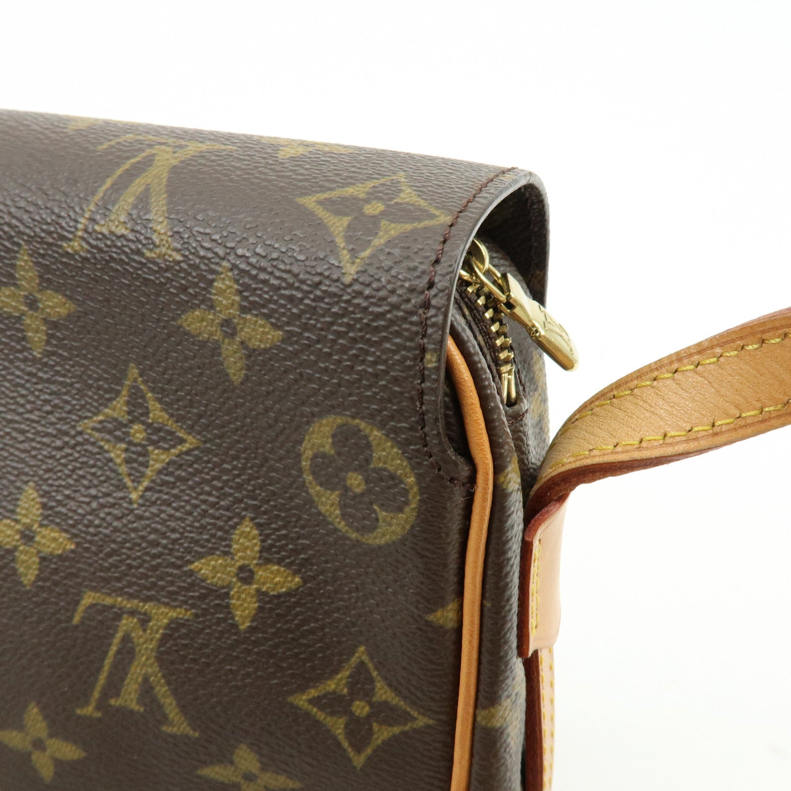 Louis Vuitton Monogram Saint Germain 28 Shoulder Bag Brown M51207