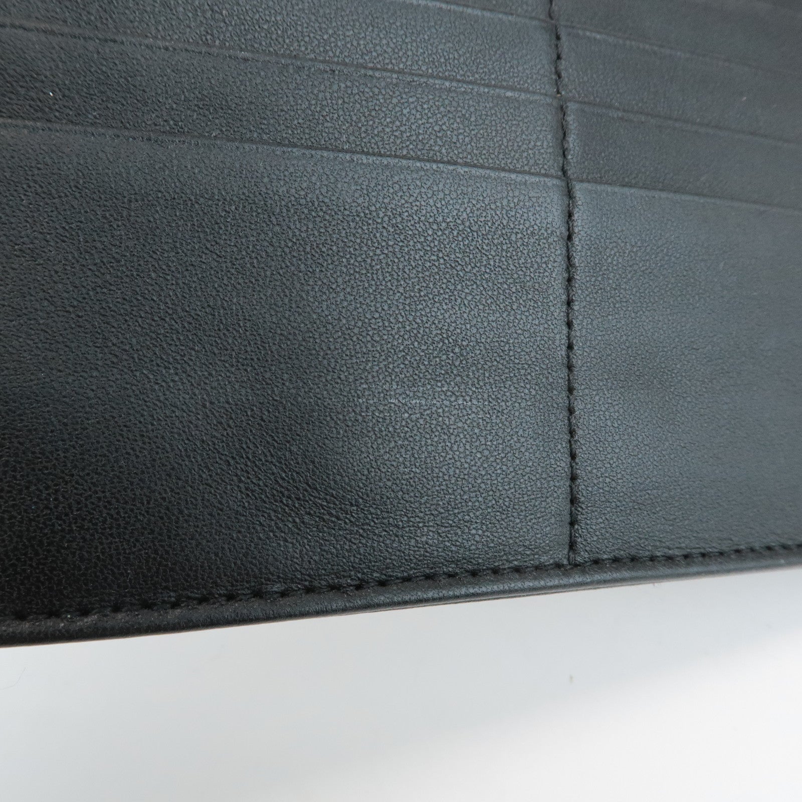 Christian Dior Cannage Leather Chain Shoulder Bag Black Gold Charm