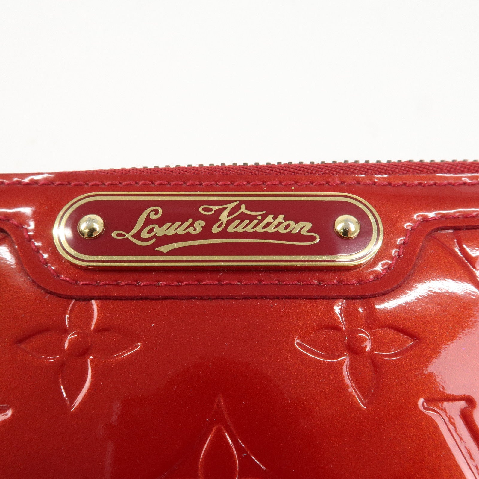 Louis Vuitton Monogram Vernis Pochette Cles NM Cerise M90214