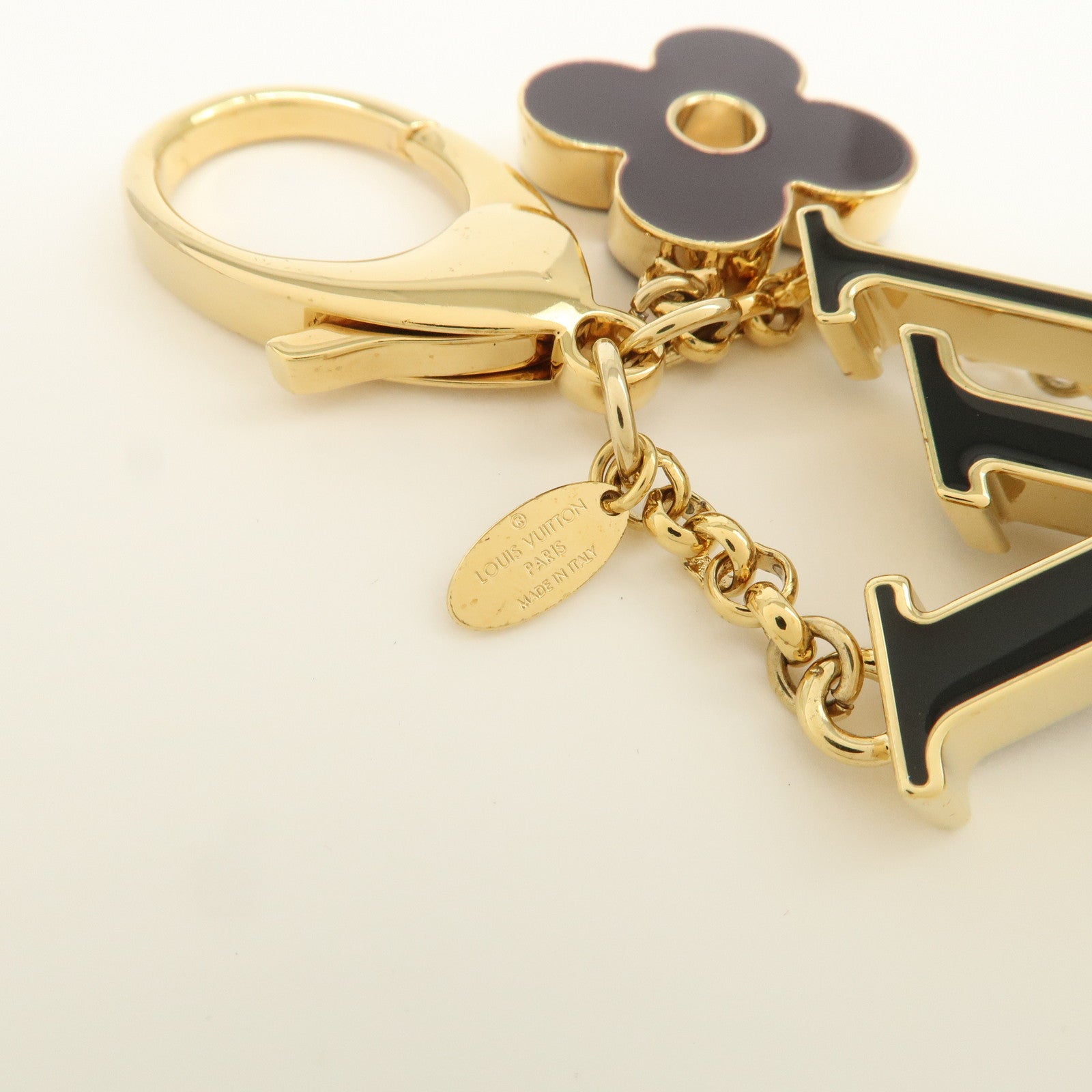 Louis Vuitton Fleur de Monogram Key Chain Bag Charm M67119