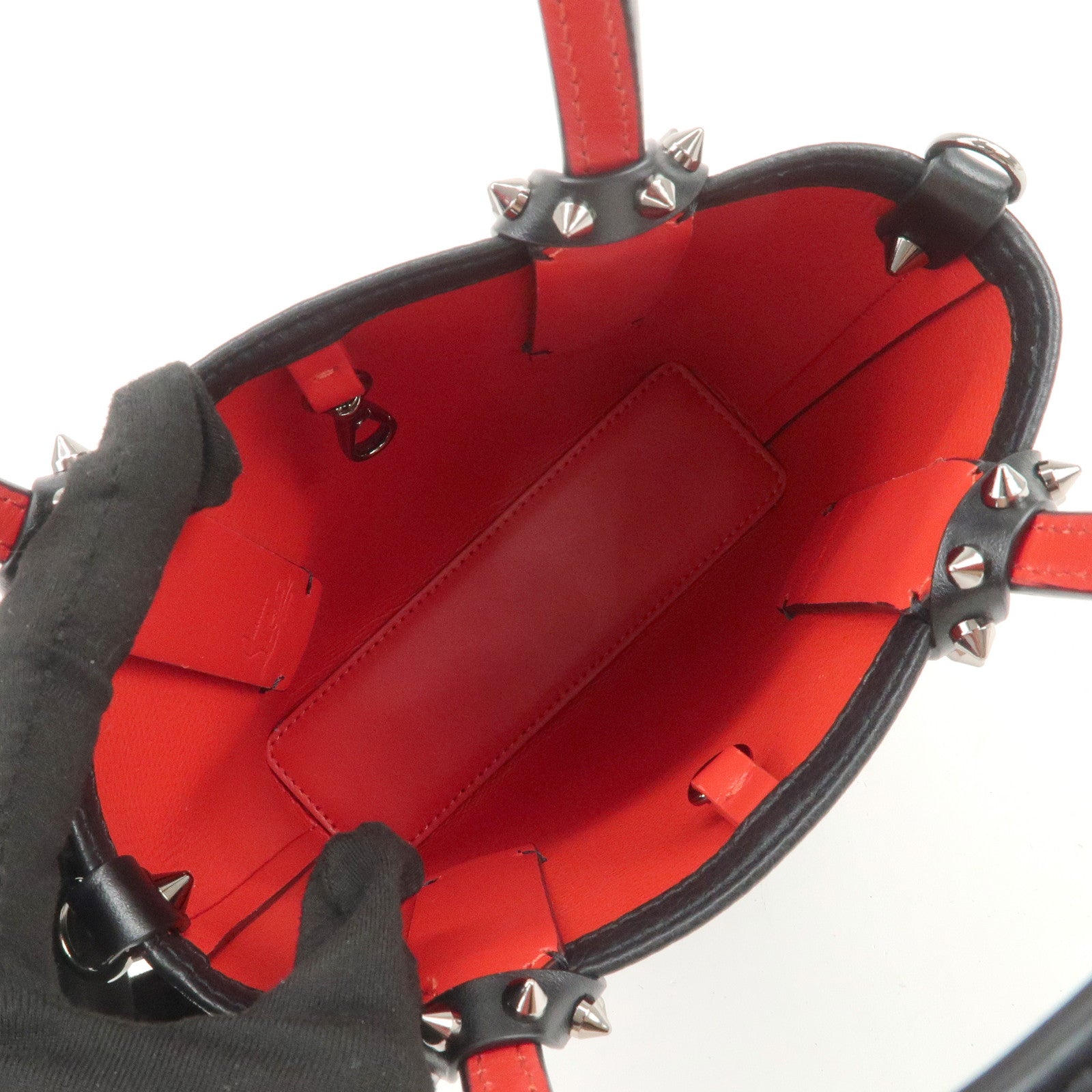 Christian Louboutin Cabata N/S Mini Tote Bag 2Way Bag Hand Bag