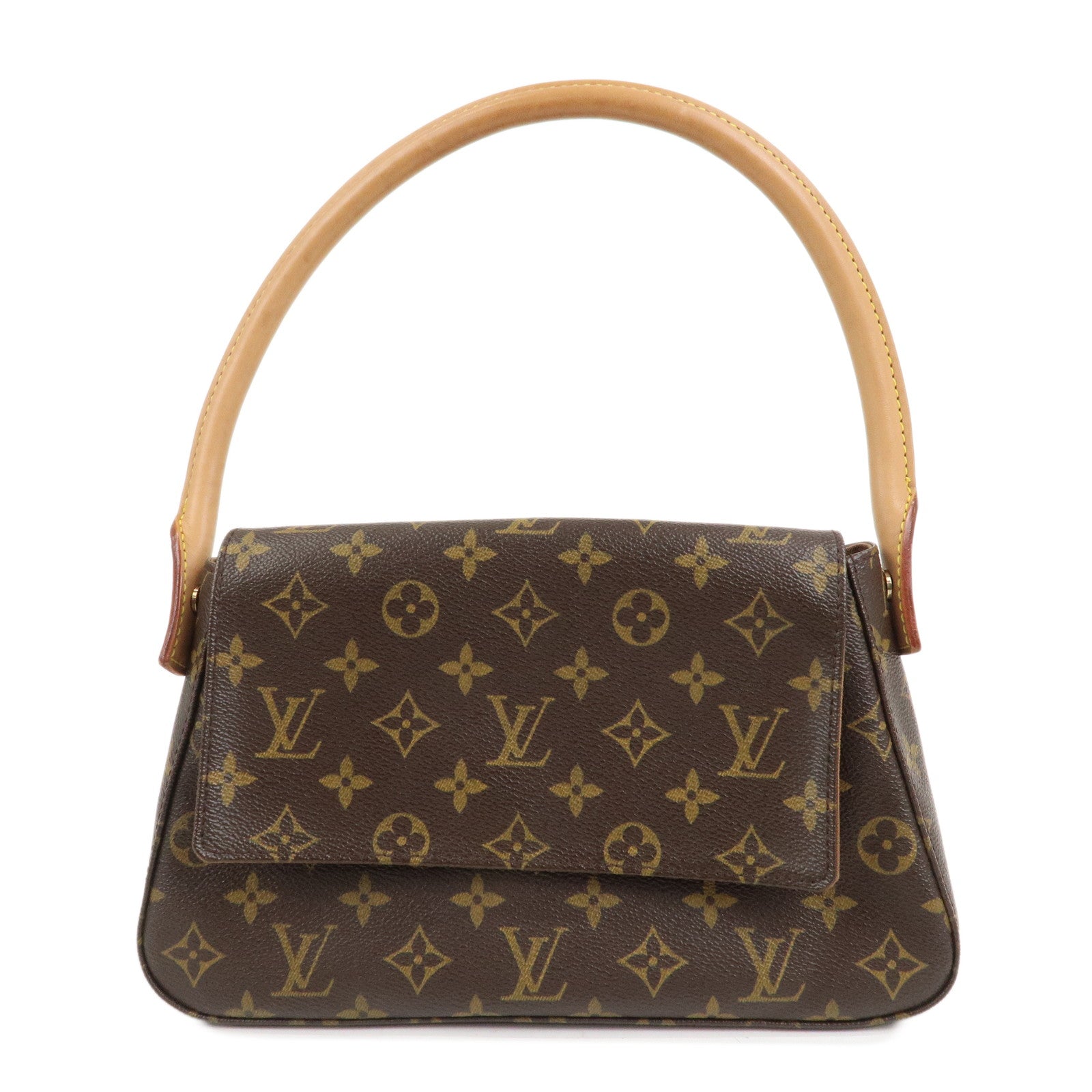 Louis Vuitton Monogram Mini Looping Shoulder Bag Brown M51147