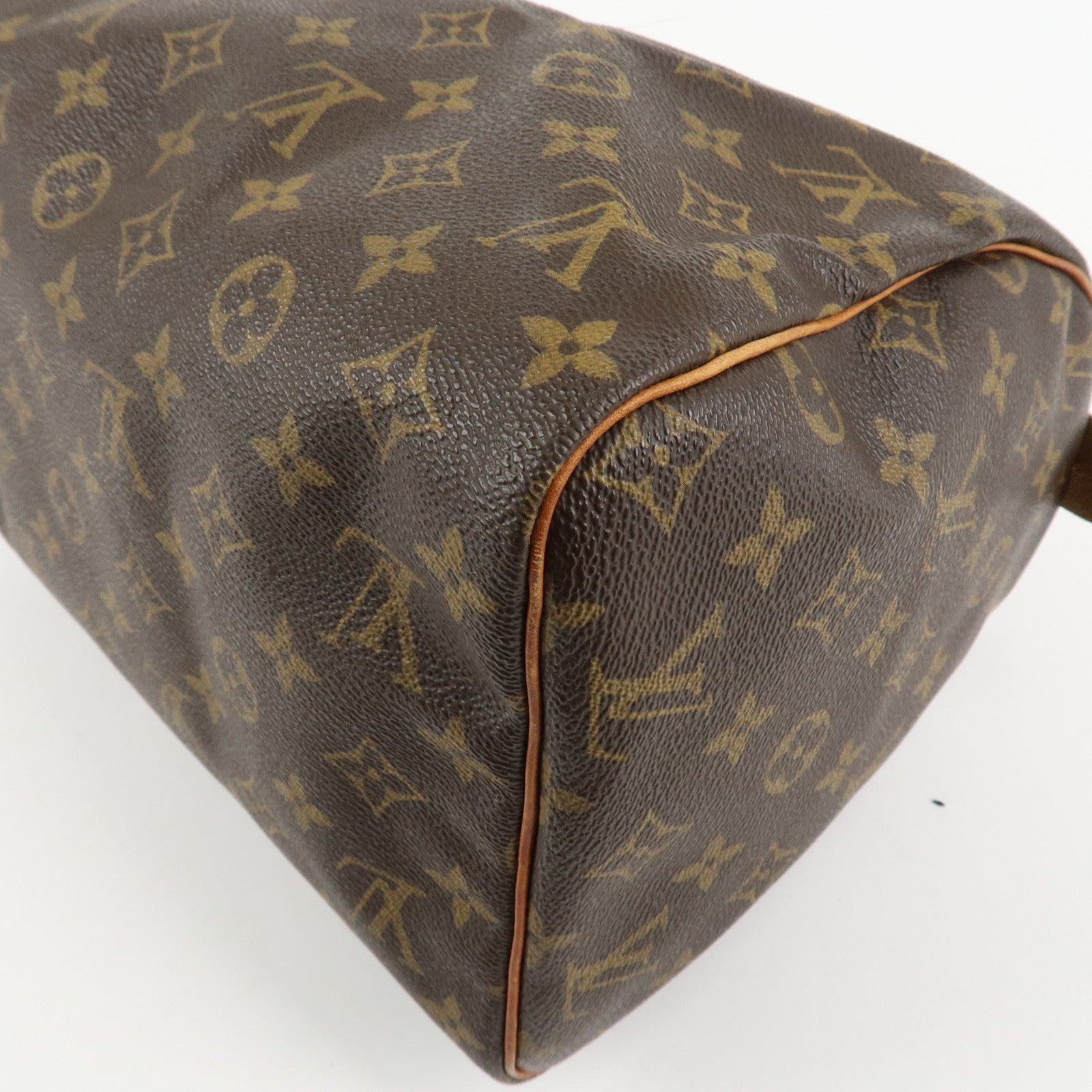 Louis Vuitton Monogram Speedy 30 Hand Bag Boston Bag M41526 Used
