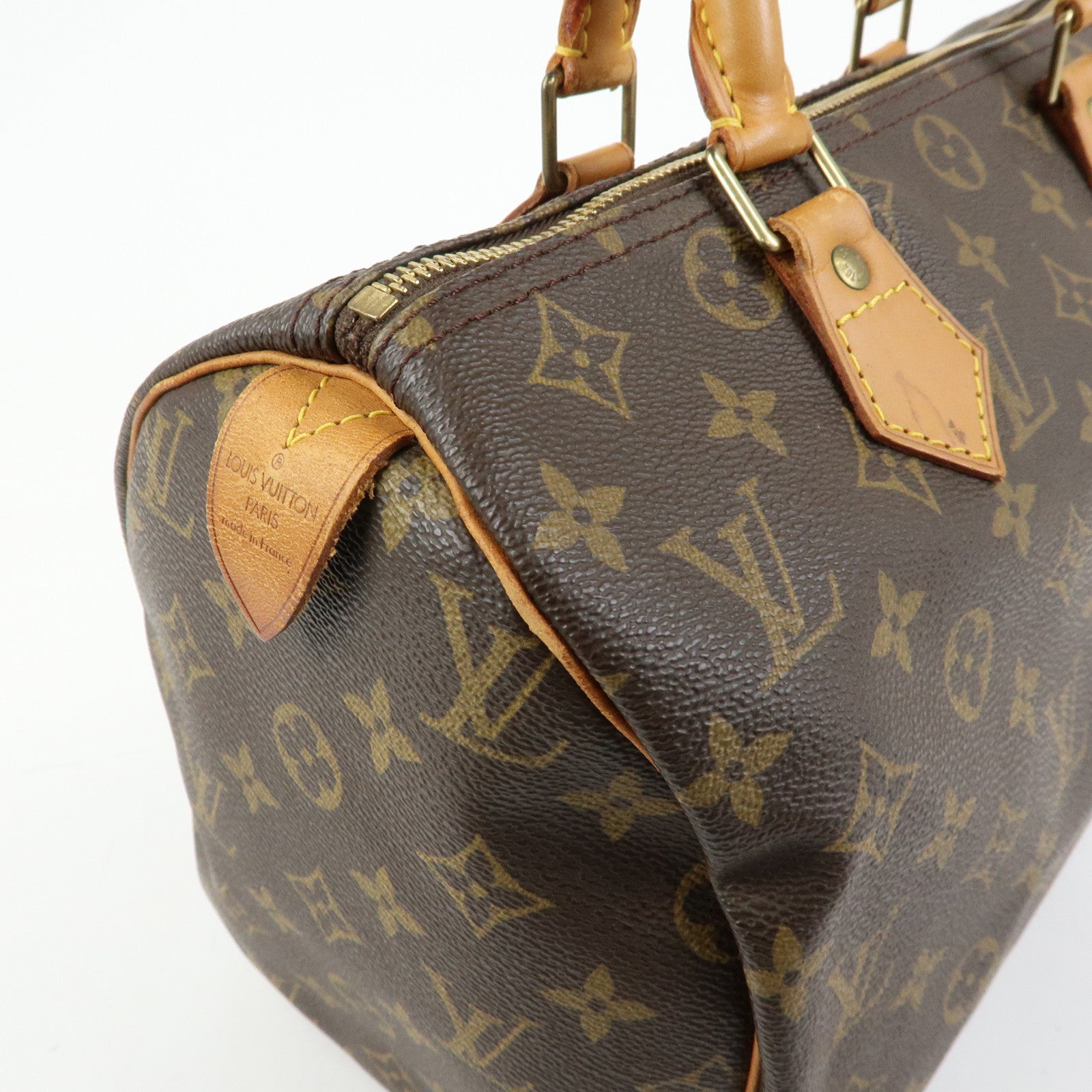Louis Vuitton Monogram Speedy 30 Boston Bag Hand Bag Brown M41526