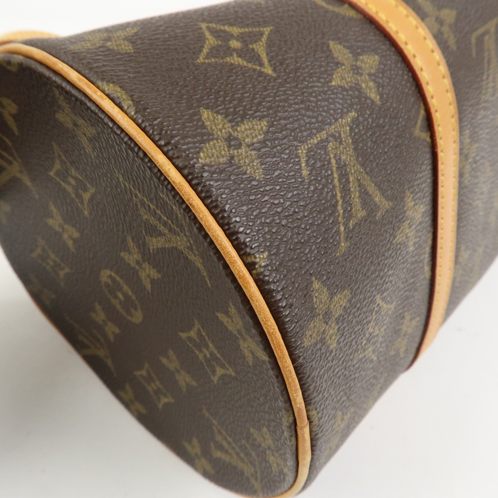 Louis Vuitton Monogram Papillon 30 Hand Bag Brown M51385