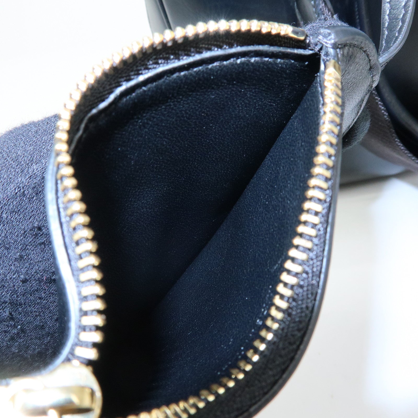 JIL SANDER Leather 2Way Bag Hand Bag Shoulder Bag Pouch Black