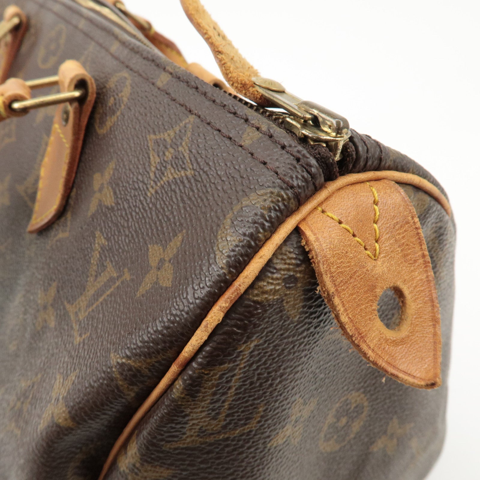 Louis Vuitton Monogram Speedy 30 Hand Bag Boston Bag M41526 Used