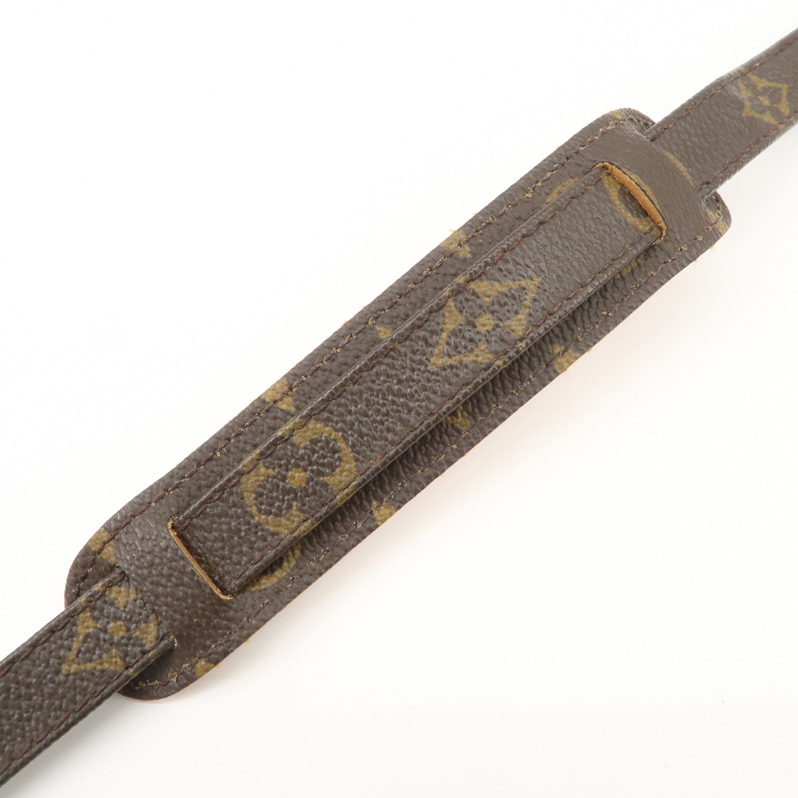 Louis Vuitton Monogram Canvas Shoulder Strap120cm Brown J75010 Used