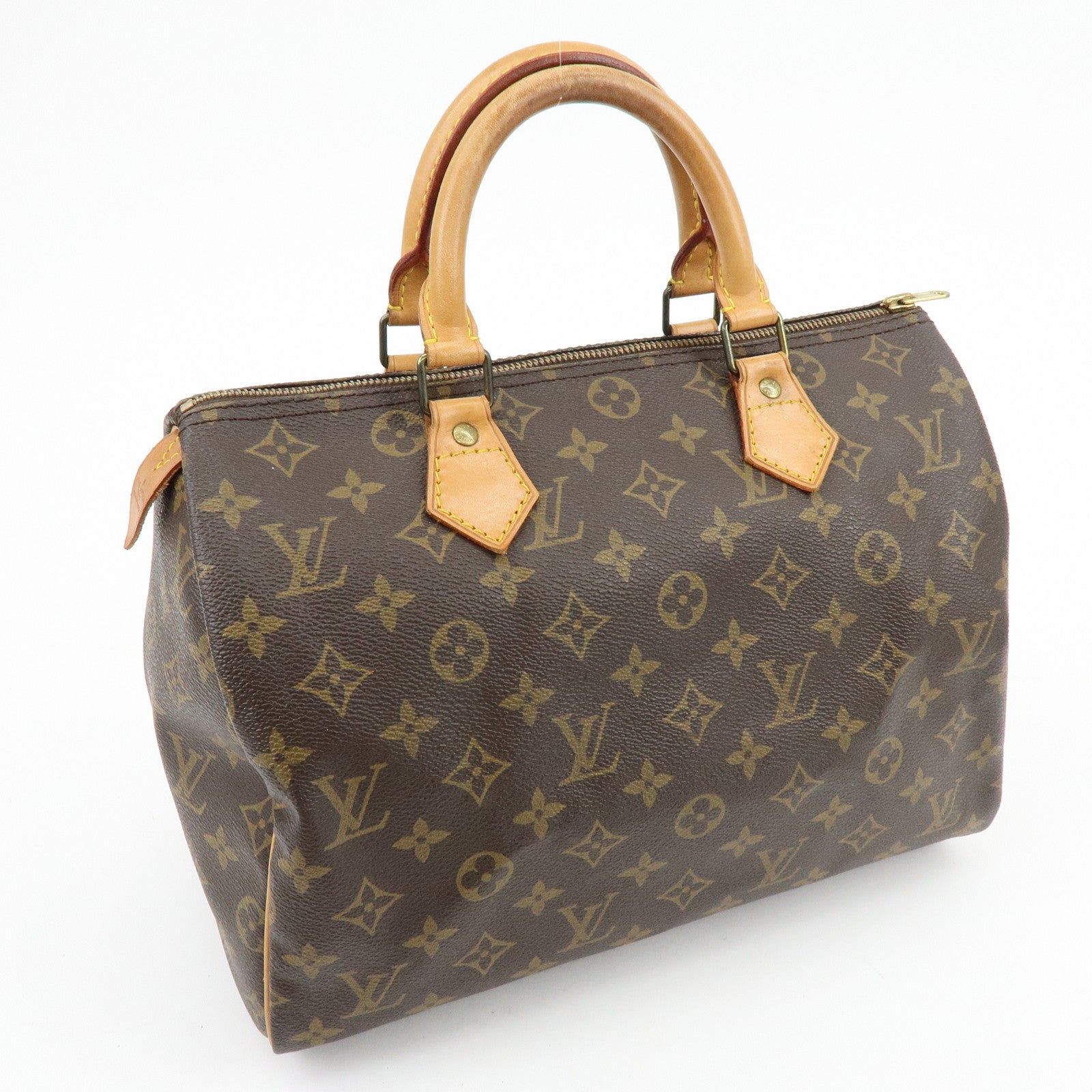 Louis Vuitton Monogram Speedy 30 Boston Bag Hand Bag Brown M41526